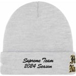 Supreme New Era Salvation Beanie (SS24) - Heather Grey