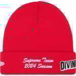 Supreme New Era Salvation Beanie (SS24) - Red