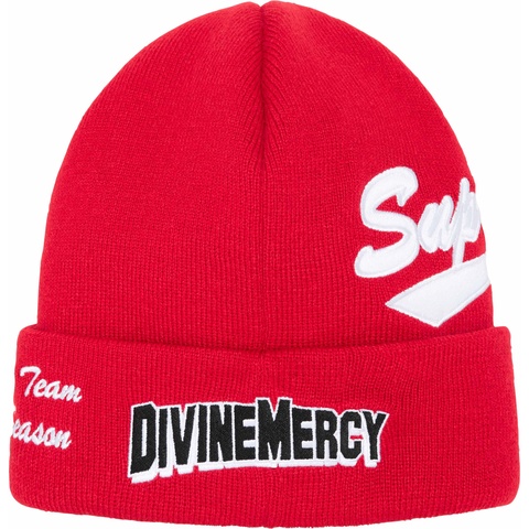 Supreme New Era® Salvation Beanie - Red