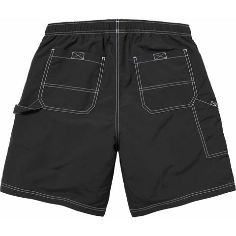 Supreme Nylon Painter Short - Black