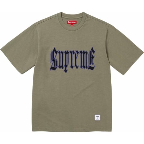 Supreme Old English S/S Top - Olive