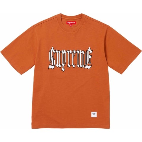 Supreme Old English S/S Top - Rust