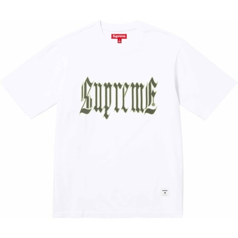 Supreme Old English S/S Top - White