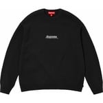 Supreme Old English Sweater (SS24) - Black