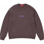 Supreme Old English Sweater (SS24) - Brown