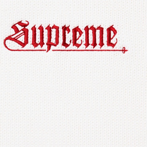 Supreme Old English Sweater - Ivory