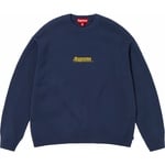 Supreme Old English Sweater (SS24) - Navy