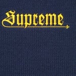 Supreme Old English Sweater (SS24) - Navy