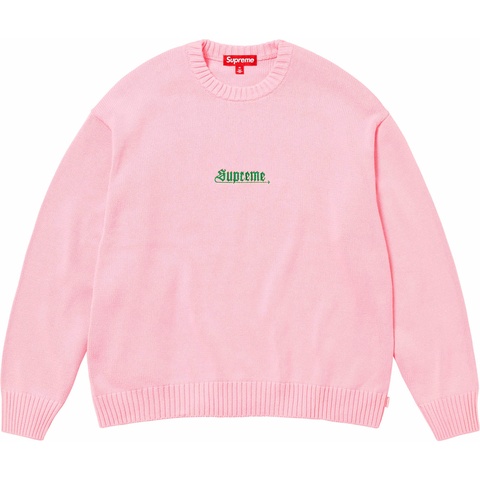 Old English Sweater - spring/summer 2024 - Supreme