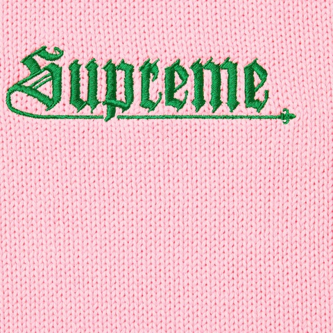Supreme Old English Sweater - Pink