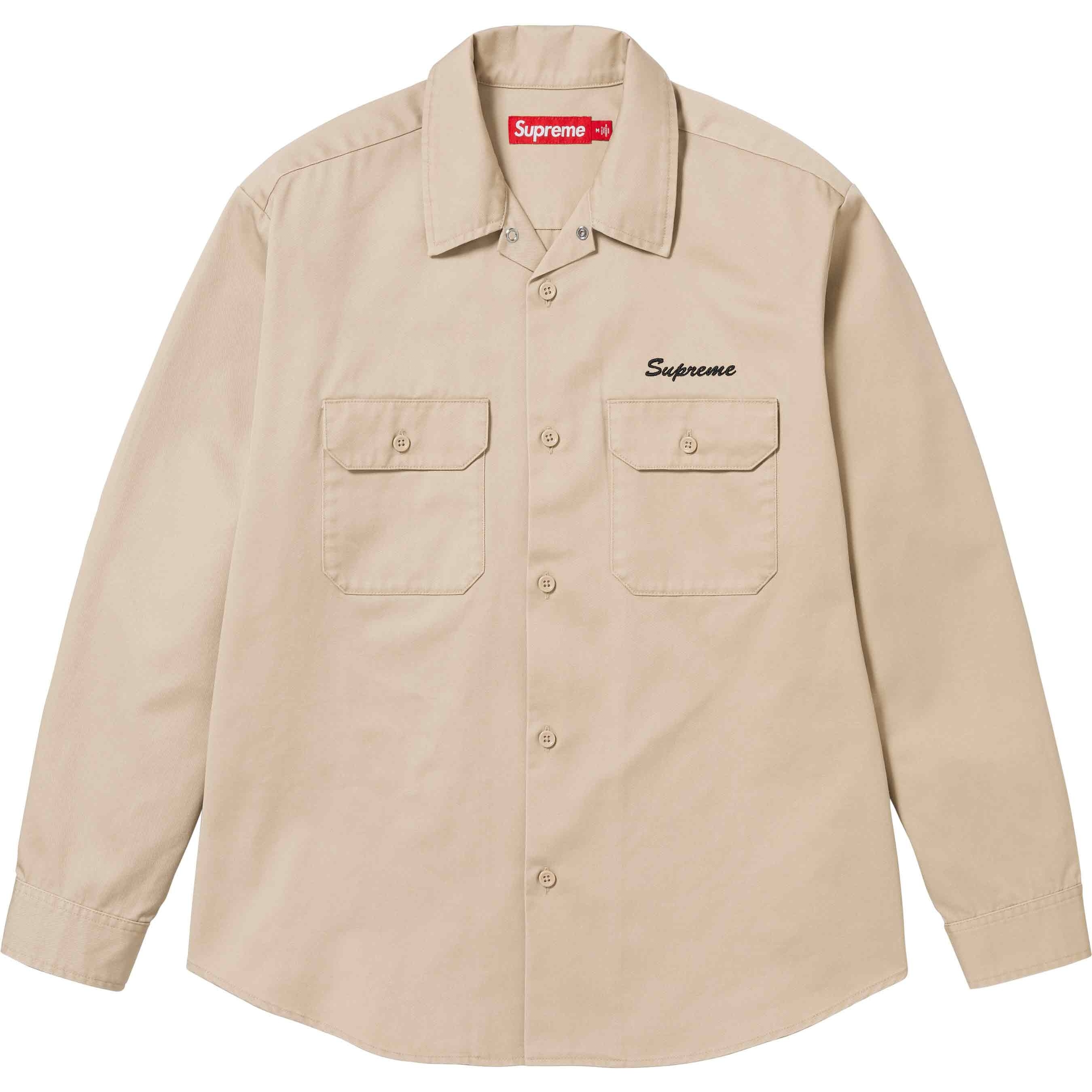 Supreme Our Lady Work Shirt (SS24) - Khaki - $138