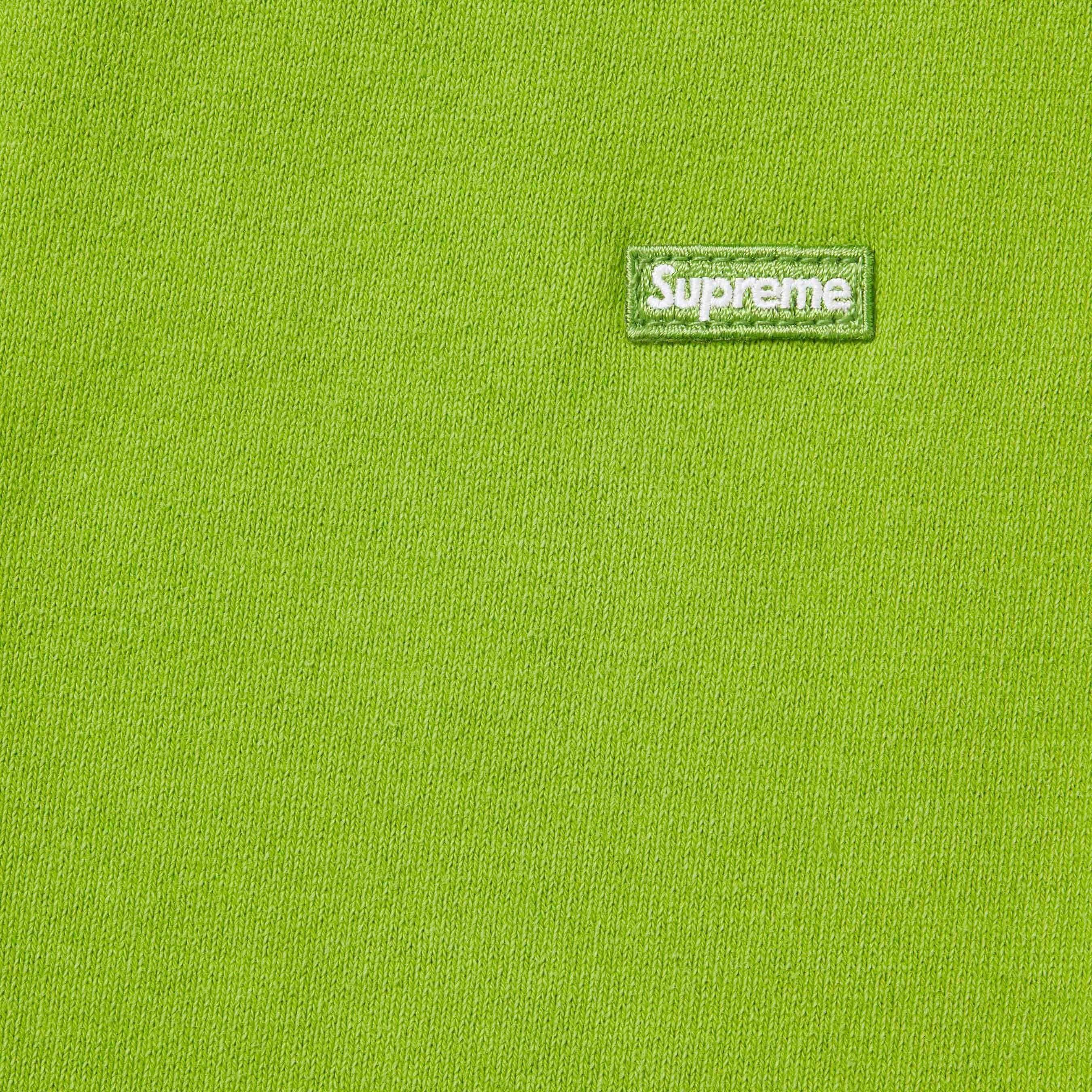 Supreme Overdyed Small Box Sweatshort (SS24) - Lime - $118