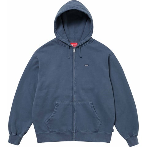 希少Supreme Small Box ZipUp Hooded ネイビーM Supreme Small Box Zip Up Hooded Sweatshirt Navy Men's - SS21 - US