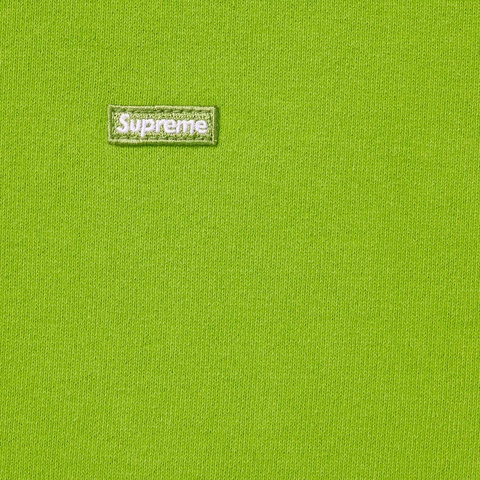 Supreme Overdyed Small Box Zip Up Hooded Sweatshirt - Lime