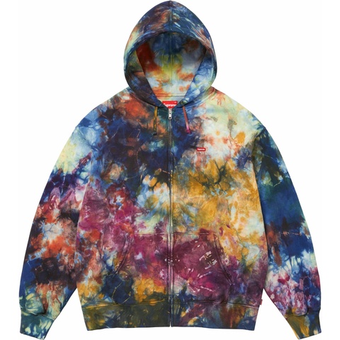 Overdyed Small Box Zip Up Hooded Sweatshirt - Supreme