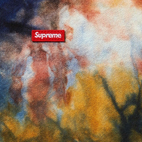 Supreme Overdyed Small Box Zip Up Hooded Sweatshirt - Multicolor