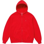 Supreme Overdyed Small Box Zip Up Hooded Sweatshirt (SS24) - Red