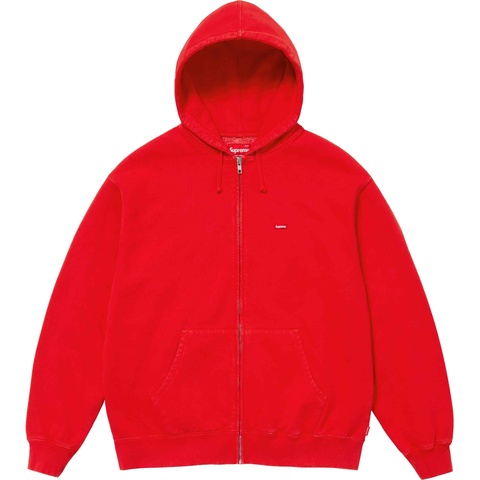 Overdyed Small Box Zip Up Hooded Sweatshirt - Supreme