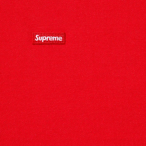 Supreme Overdyed Small Box Zip Up Hooded Sweatshirt - Red
