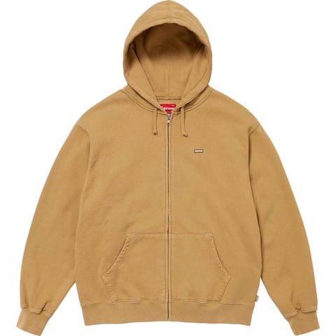 Overdyed Small Box Zip Up Hooded Sweatshirt - Supreme