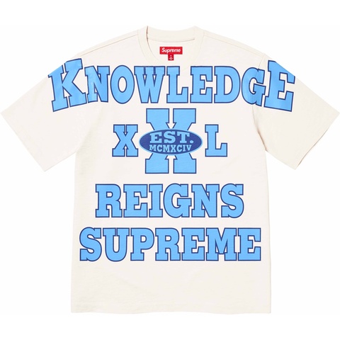 Overprint Knowledge S/S Top - spring/summer 2024 - Supreme