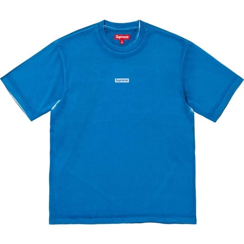 Supreme Overprint Small Box S/S Top - Blue