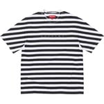 Supreme Overprint Stripe S S Top (SS24) - Black
