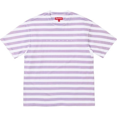 Overprint Stripe S/S Top - spring/summer 2024 - Supreme