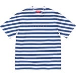 Supreme Overprint Stripe S S Top (SS24) - Navy