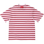 Supreme Overprint Stripe S S Top (SS24) - Red