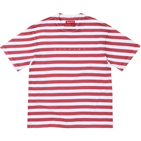 トップス SUPREME Overprint Stripe S/S Top Overprint Stripe S/S Top - spring/summer 2024 - Supreme