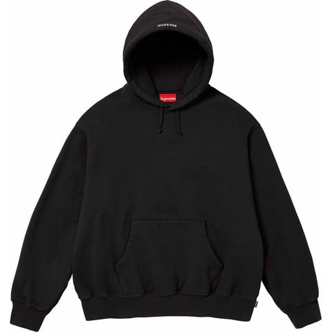 Supreme Paint Hooded Sweatshirt - Black