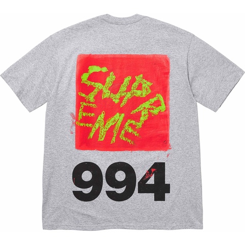 Supreme Paint Tee - Heather Grey