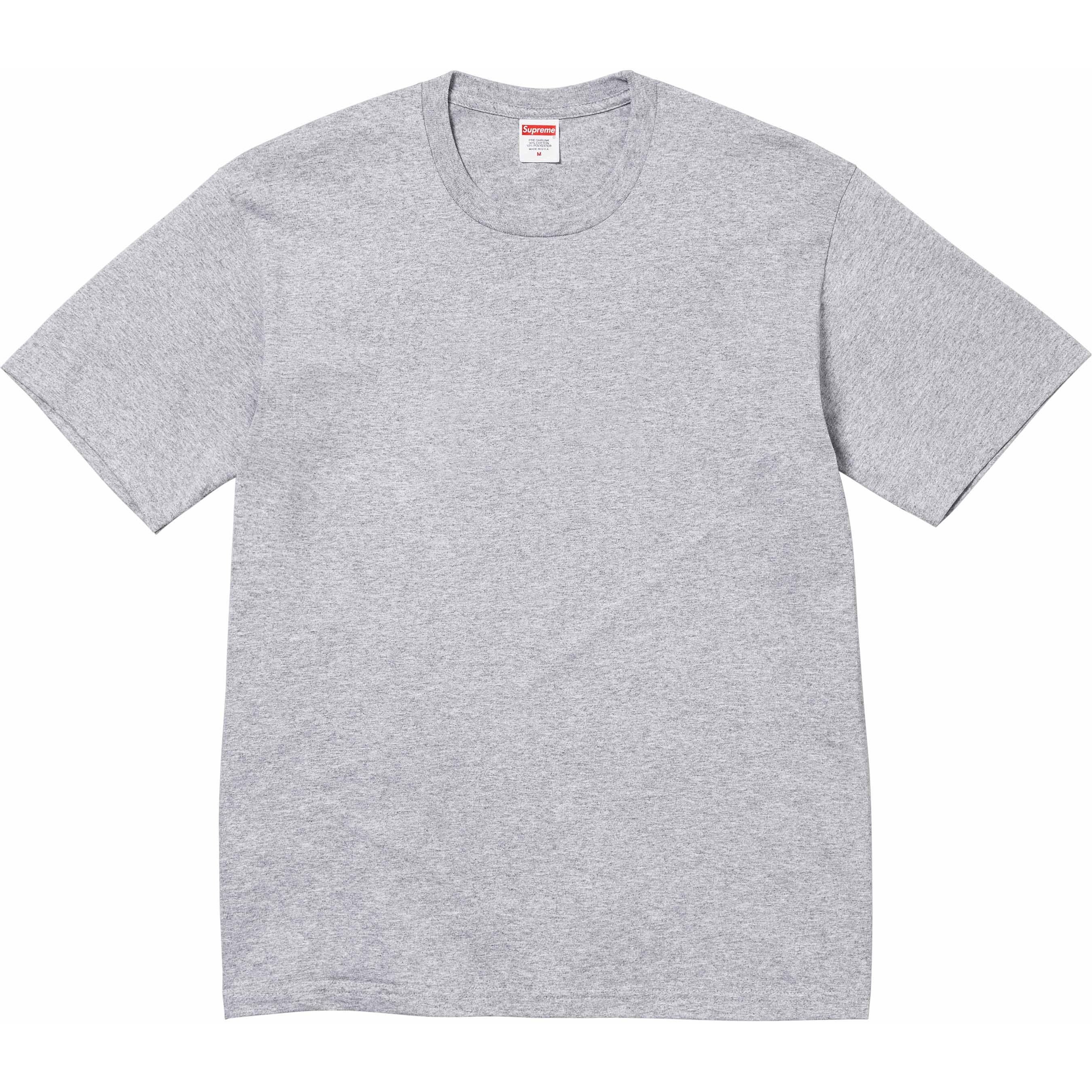 Supreme Paint Tee (SS24) - Heather Grey - $44
