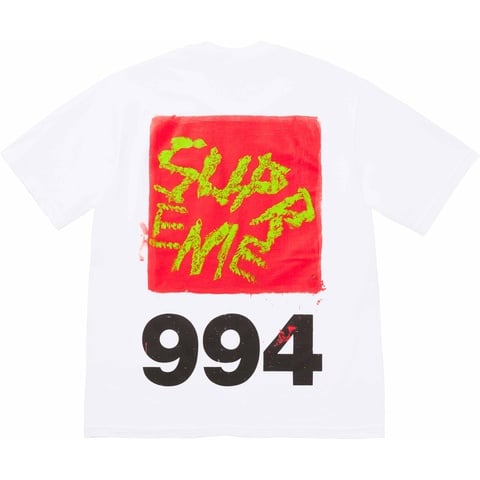 Supreme Paint Tee - White