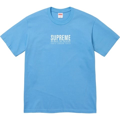 Supreme Paris Tee - Bright Blue