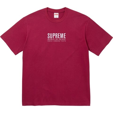 Supreme Paris Tee - Cardinal