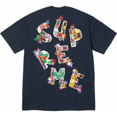 Supreme Patchwork Tee - Navy