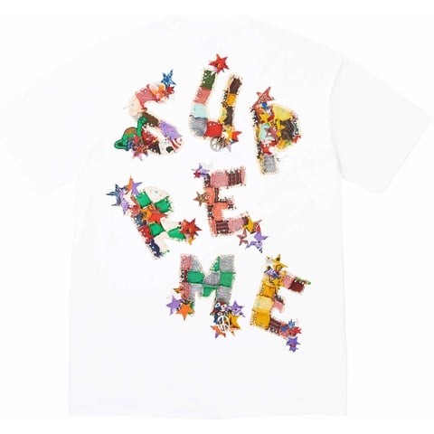 Supreme Patchwork Tee - White