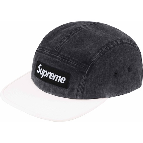 Supreme Pigment 2-Tone Camp Cap - Black
