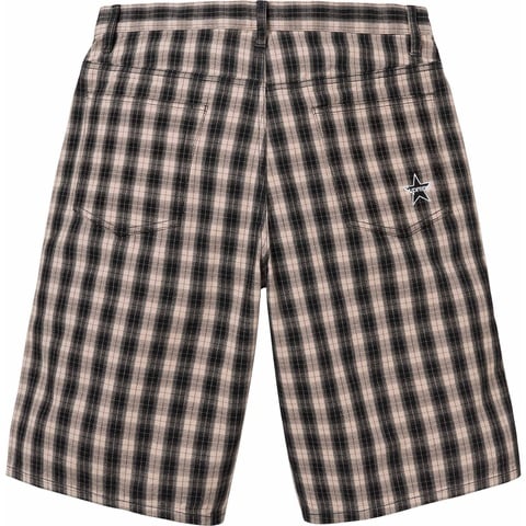 パンツ Supreme Plaid Baggy Short Black 30 Plaid Baggy Short - spring/summer 2024 - Supreme