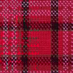 Supreme Plaid Knit S S Polo (SS24) - Red