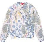 Supreme Printed Paisley Sweater (SS24) - White