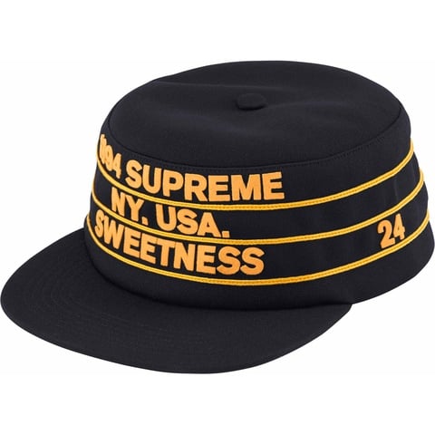Supreme Pro Bowl Pillbox Hat - Black