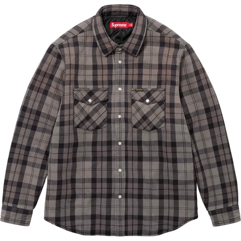 Quilted Flannel Snap Shirt - spring/summer 2024 - Supreme