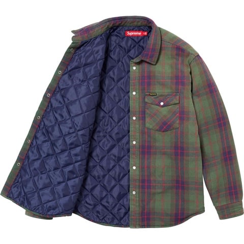 Quilted Flannel Snap Shirt - spring/summer 2024 - Supreme