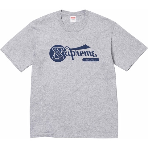Supreme Records Tee - Heather Grey
