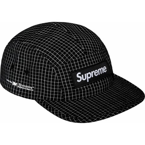 Supreme　Reflective Ripstop Camp Cap ブラック Reflective Ripstop Camp Cap - spring/summer 2024 - Supreme