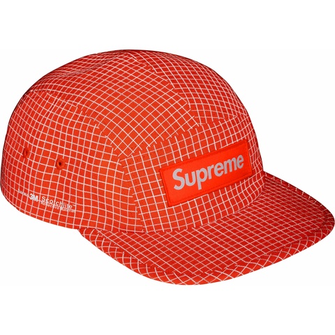 【美品】Supreme Reflective CampCamoCap【18AW】 Reflective Text Camp Cap - fall/winter 2018 - Supreme
