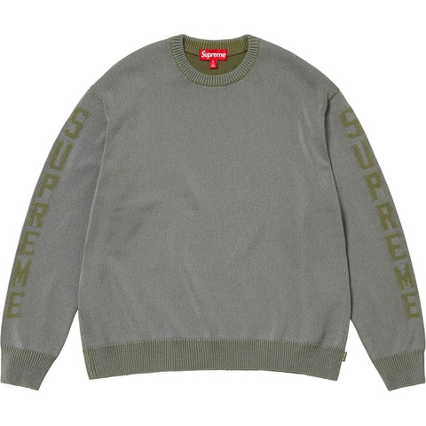 Supreme Reflective Sweater - Olive